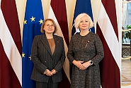 Saeimas priekšsēdētāja Lietuvas vēstniecei: esam tuvi draugi un mūsu sadarbības potenciāls ne tuvu nav izsmelts