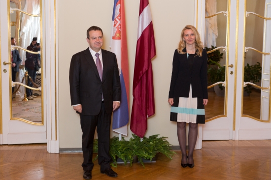 Inese Lībiņa-Egnere tiekas ar Serbijas ārlietu ministru