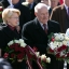 Komunistiskā genocīda upuru piemiņai veltītā ziedu nolikšanas ceremonija pie Brīvības pieminekļa