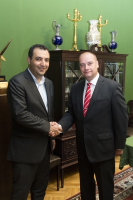 Gundara Daudzes tikšanās ar Latvijas Goda konsulu Armēnijā