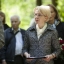 Ināra Mūrniece piedalās piemiņas zīmes atklāšanā par godu Latvijas pirmās Saeimas priekšsēdētājam