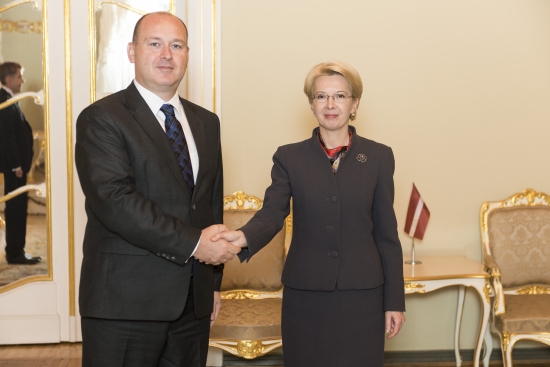 Ināras Mūrnieces tikšanās ar Čehijas vēstnieku
