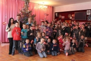 Ukrainian children delighted by presents from MPs and staff of the Saeima 