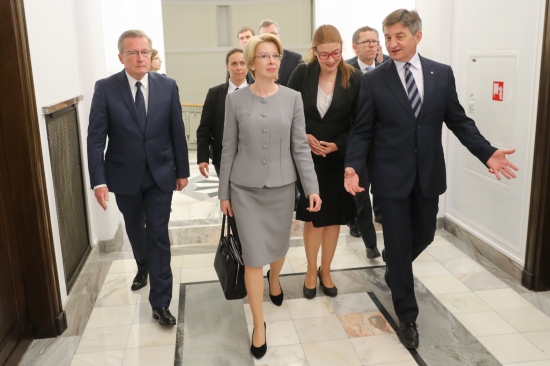 Saeimas priekšsēdētājas oficiālā vizīte Polijā