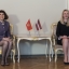 Saeimas priekšsēdētājas biedre Inese Lībiņa – Egnere tiekas ar Melnkalnes vēstnieci