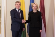 Ināra Mūrniece: Latvija un Lietuva ir cieši partneri un sabiedrotie