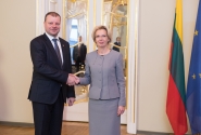 Speaker Mūrniece to Lithuanian Prime Minister: neighbourly cooperation especially important during times of challenges