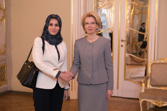 Ināra Mūrniece tiekas ar Apvienoto Arābu Emirātu vēstnieci 