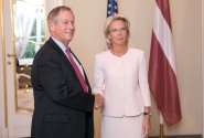 La Présidente de la Saeima souligne l’importance du soutien des États-Unis à la sécurité dans la région baltique