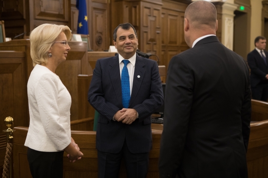 Starpparlamentu savienības prezidenta vizīte Latvijā