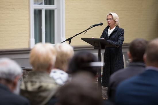 Ināra Mūrniece piedalās Latvijas Centrālās padomes deklarācijai un Jāzepam Rancānam veltītā pasākumā