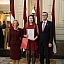 Jauniešu fotokonkursa “Es = Latvija” ceļojošās izstādes atklāšana Saeimas namā