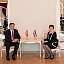 Dagmāra Beitnere-Le Galla tiekas ar Kirgizstānas vēstnieku