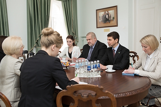 Ināra Mūrniece tiekas ar Ukrainas parlamenta deputātu, Krimas tatāru pasaules kongresa prezidentu