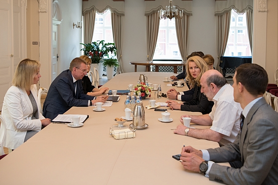 EPPA Latvijas delegācijas tikšanās ar ārlietu ministru Edgaru Rinkēviču