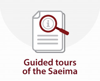 Guided tours of the Saeima