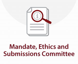 Mandate, Ethics and Submissions Committee