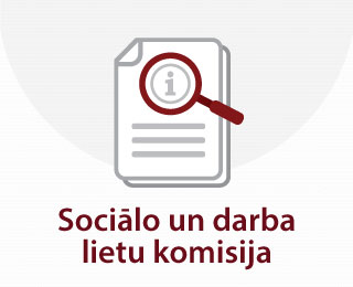 Sociālo un darba lietu komisijas faktu lapas ikona