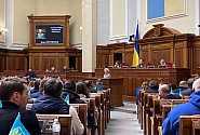 Saeimas priekšsēdētāja apmeklē Kijivu, lai tiktos ar Ukrainas līderiem
