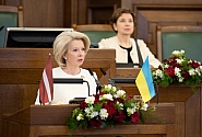 La Présidente de la Saeima: si nous avons confiance dans notre Lettonie, si nous aimons notre pays, si nous respectons nos valeurs, alors, nous sommes indestructibles 