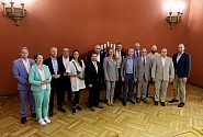 L’adjointe de la Présidente de la Saeima accueille la délégation du Land de Hesse
