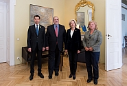 La Présidente de la Saeima s’est entretenue avec le Président du Majlis des Tatars de Crimée 