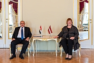 Inese Voika un Ēģiptes ārlietu ministra vietnieks spriež par enerģētiskās drošības stiprināšanu