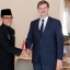 Andrejs Klementjevs tiekas ar Indonēzijas vēstnieku