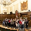 Rīgas 84.vidusskolas skolēni apmeklē Saeimu skolu programmas "Iepazīsti Saeimu" ietvaros