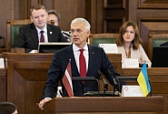 Saeima gives a vote of confidence to government formed by Krišjānis Kariņš