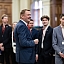 Saeimas priekšsēdētājs Edvards Smiltēns tiekas ar Rīgas 64.vidusskolas skolēniem