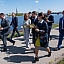 Saeimas Prezidijs Eiropas dienā stāda saulespuķes Ukrainas atbalstam
