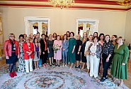 Saeimas namā Eiropas Padomes Parlamentārās asamblejas sieviešu grupa tiekas ar Vairu Vīķi-Freibergu