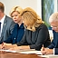 Sadarbības līguma un Deklarācijas par Evikas Siliņas vadītā Ministru kabineta iecerēto darbību svinīgā parakstīšana