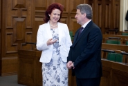 Saeimas priekšsēdētāja: Latvija gatava dalīties reformu pieredzē ar Maķedoniju