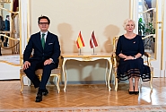Saeimas priekšsēdētāja: Spānijas militārā klātbūtne Latvijā – būtisks ieguldījums kopējā NATO drošībā