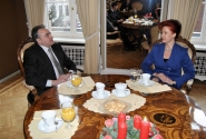 Solvita Āboltiņa: jāveicina Latvijas un Azerbaidžānas ekonomiskā sadarbība
