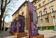 Aicinām apmeklēt Latvijas neatkarības atjaunošanas 35.gadadienai veltītu izstādi pie Saeimas nama 