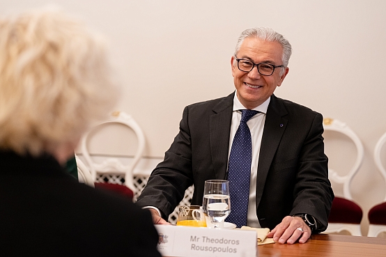 Daiga Mieriņa tiekas ar Eiropas Padomes Parlamentārās asamblejas prezidentu