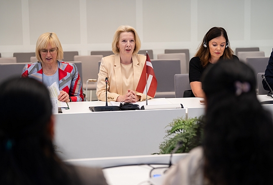 Saeimas deputāti tiekas ar Indijas parlamenta deputātu delegāciju