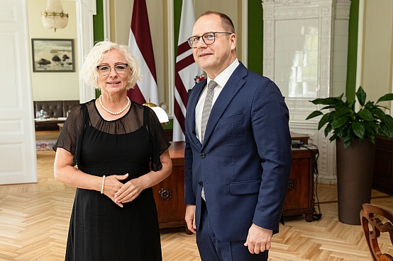 Daiga Mieriņa tiekas VARAM ministru