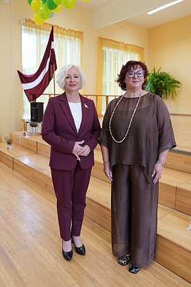 Daiga Mieriņa piedalās Zinību dienas pasākumos Valmieras novadā