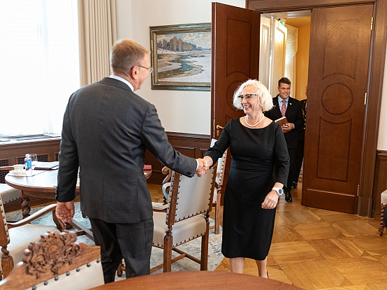 Daiga Mieriņa tiekas ar Valsts prezidentu