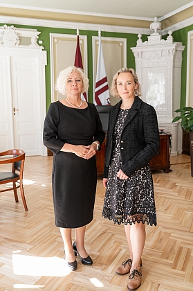 Daiga Mieriņa tiekas ar SPRK padomes priekšsēdētāju