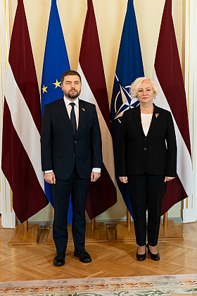 Daiga Mieriņa tiekas ar Ukrainas vēstnieku