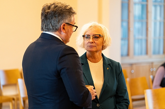 Daiga Mieriņa piedalās koalīcijas sadarbības padomes sēdē