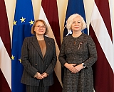 Daiga Mieriņa tiekas ar  Lietuvas vēstnieci