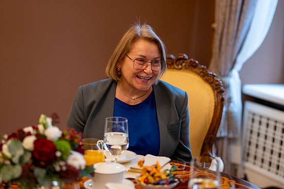 Zanda Kalniņa-Lukaševica tiekas ar Lietuvas vēstnieci