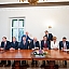 Latvijas Republikas 14.Saeimā pārstāvēto un jauno valdību veidojošo politisko partiju sadarbības līguma un Andra Kulberga vadītā Ministru kabineta deklarācijas parakstīšana