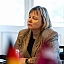 Zanda Kalniņa-Lukaševica tiekas ar IPS prakses studentiem